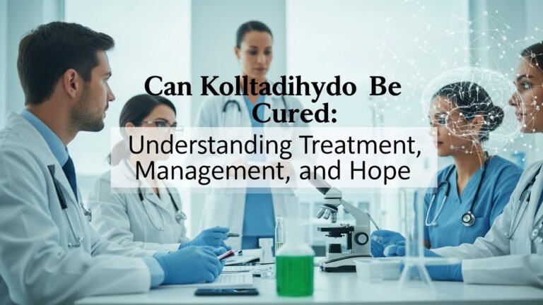 Can Kolltadihydo Be Cured: Understanding Treatment, Management, and Hope